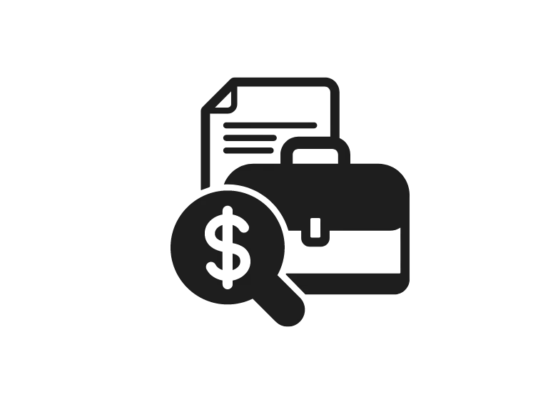 ikona przedmiotów biurowych